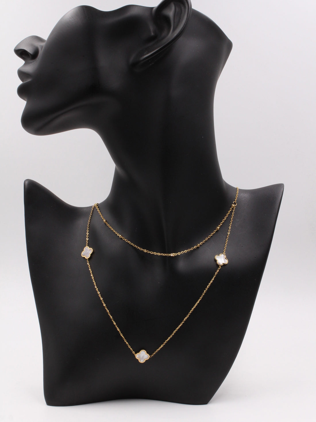 سلسال فانكليف دورين ميتال ملون اطقم jewel ابيض