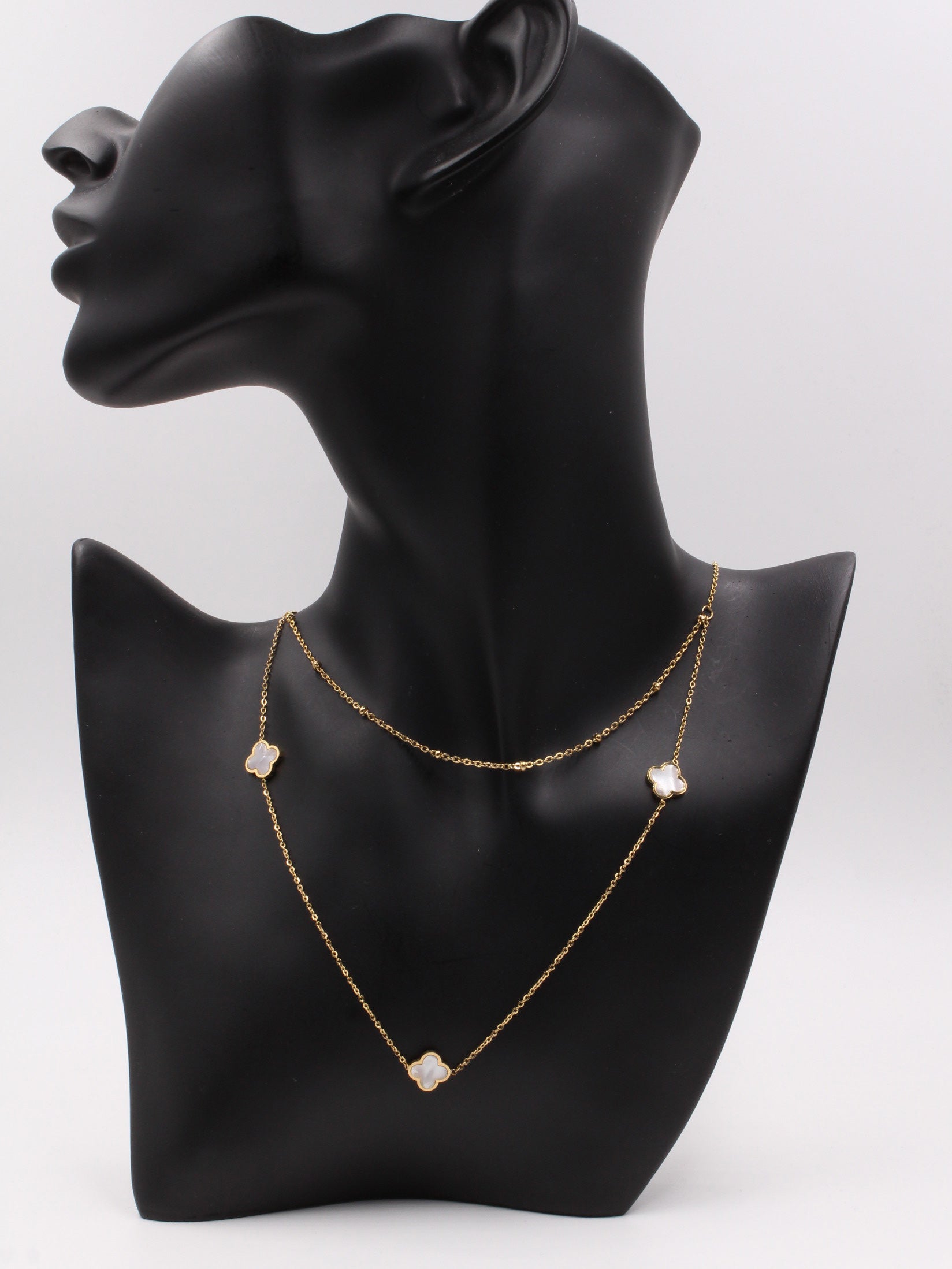 سلسال فانكليف دورين ميتال ملون اطقم jewel ابيض