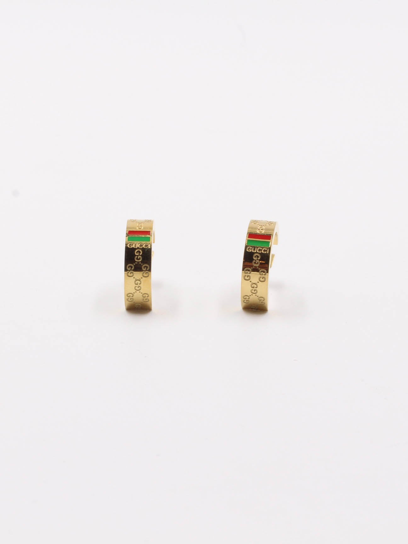 حلق قوتشي مدور ذهبي حلق gucci