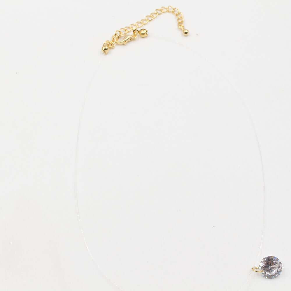 سلسال ستون زركون شفاف سلسال متوفر 2 لون