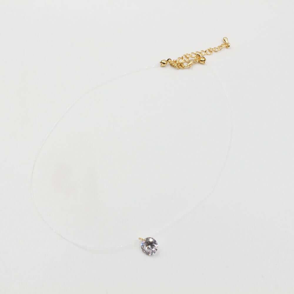 سلسال ستون زركون شفاف سلسال متوفر 2 لون