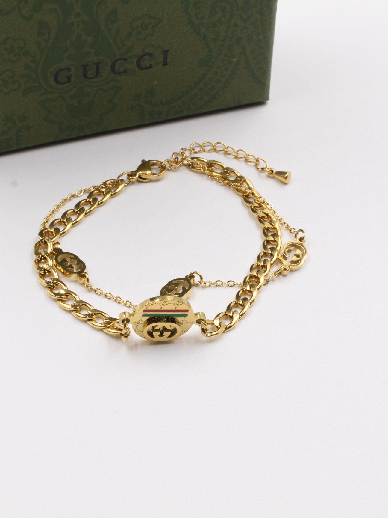 اساوِر قوتشي دبل شاين لوقو اسواره gucci