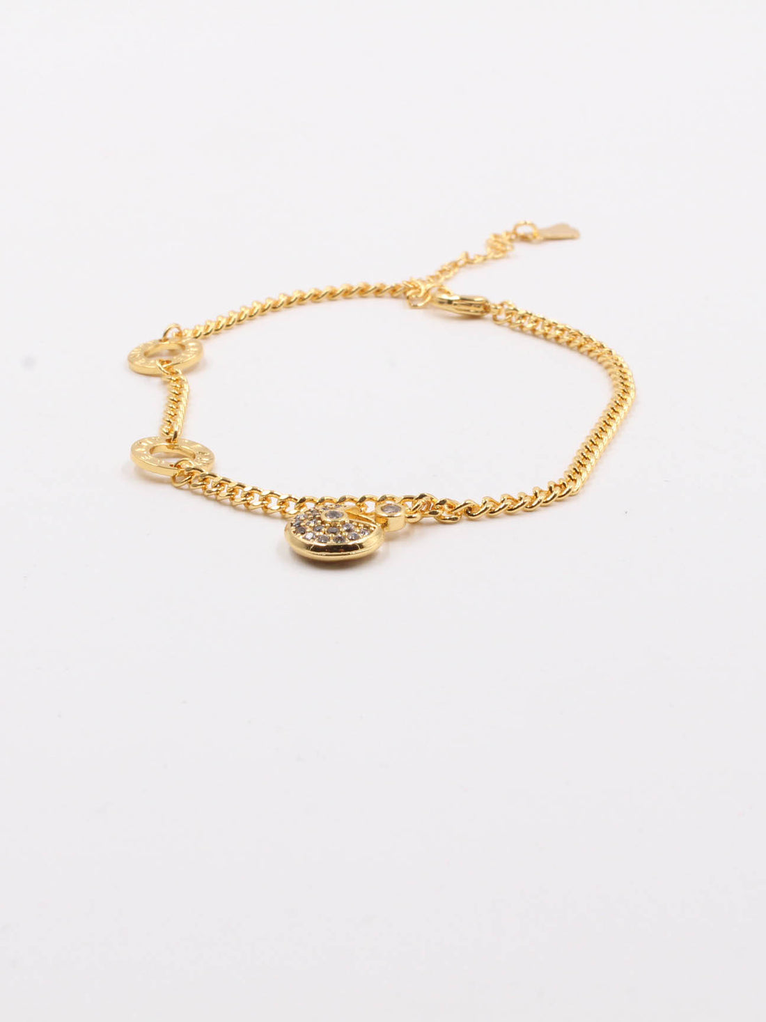 خلخال بولغاري ناعم زركون خلاخل bvlgari ذهبي