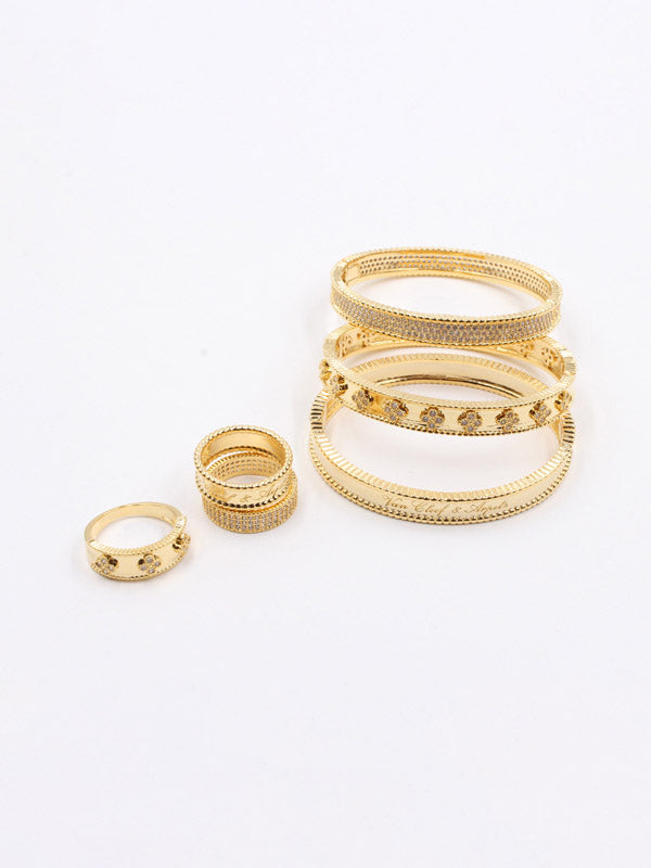 مجموعة اساور فان كليف وخواتم زركون اسواره van cleef