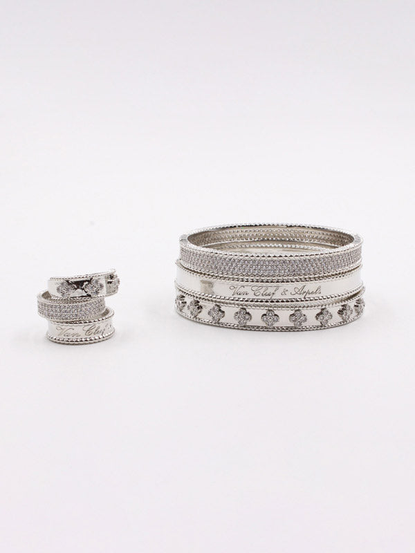 مجموعة اساور فان كليف وخواتم زركون اسواره van cleef