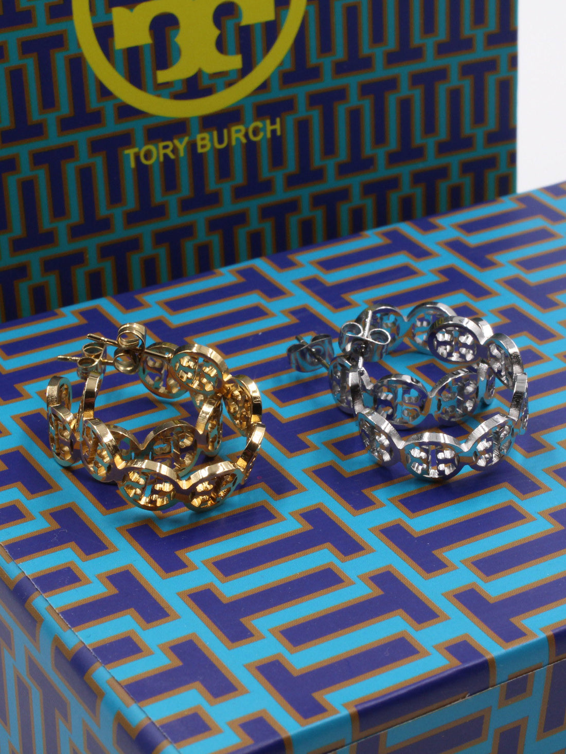 حلق توري بورش كيرف ميتال حلق tory burch