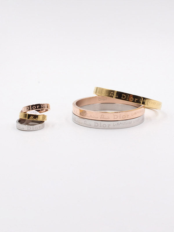 اسواره وخاتم ديور صغير اسواره dior