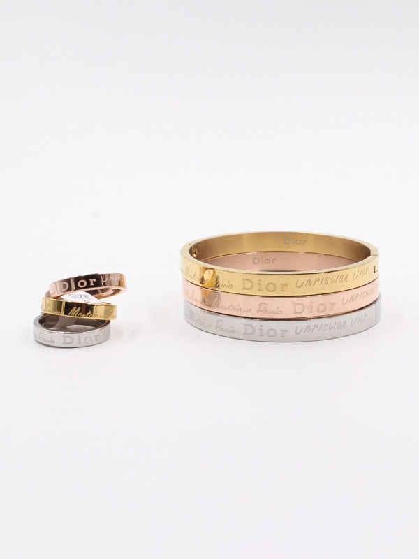 اسواره وخاتم ديور صغير اسواره dior