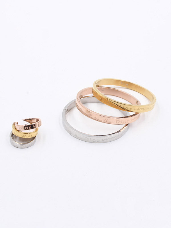 اسواره وخاتم ديور صغير اسواره dior ذهبي 5