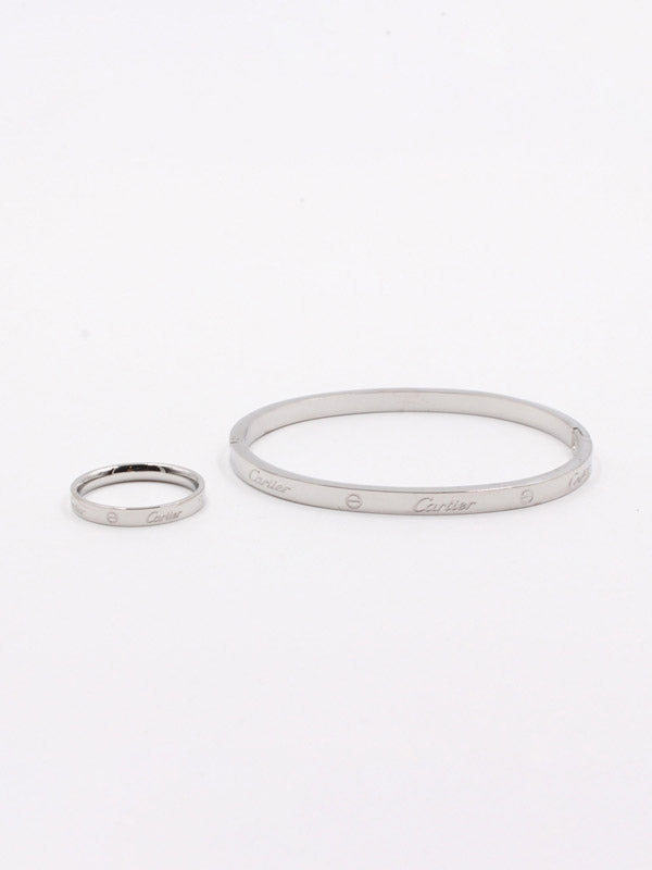 اسواره وخاتم كارتير Cartier اسواره CARTIER فضي 6