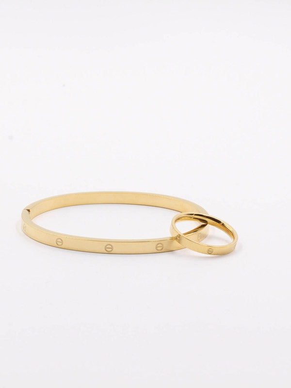 اسوارة وخاتم كارتير اسواره CARTIER ذهبي 6