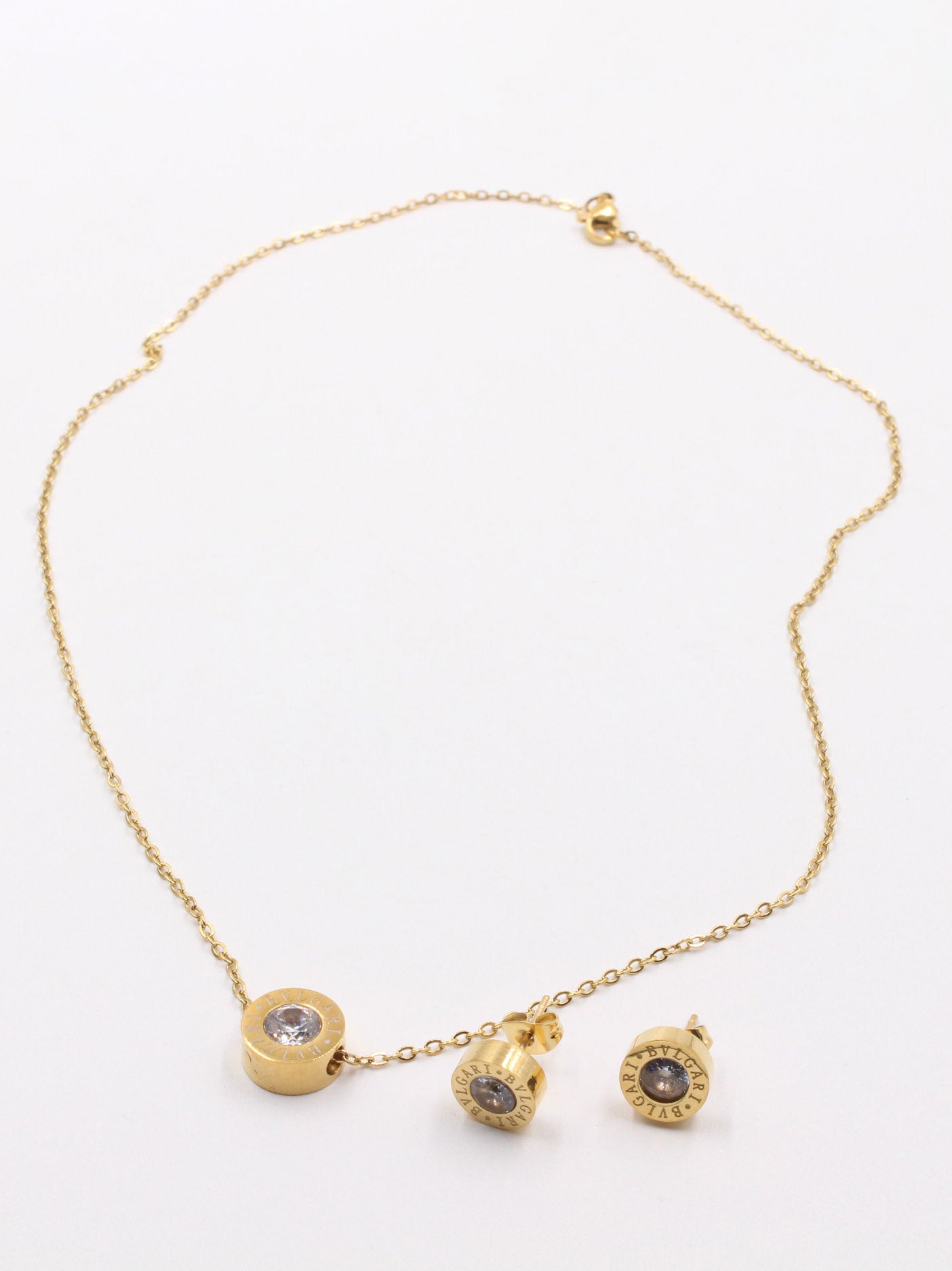 طقم بولغاري ناعم ستون اطقم bvlgari ذهبي