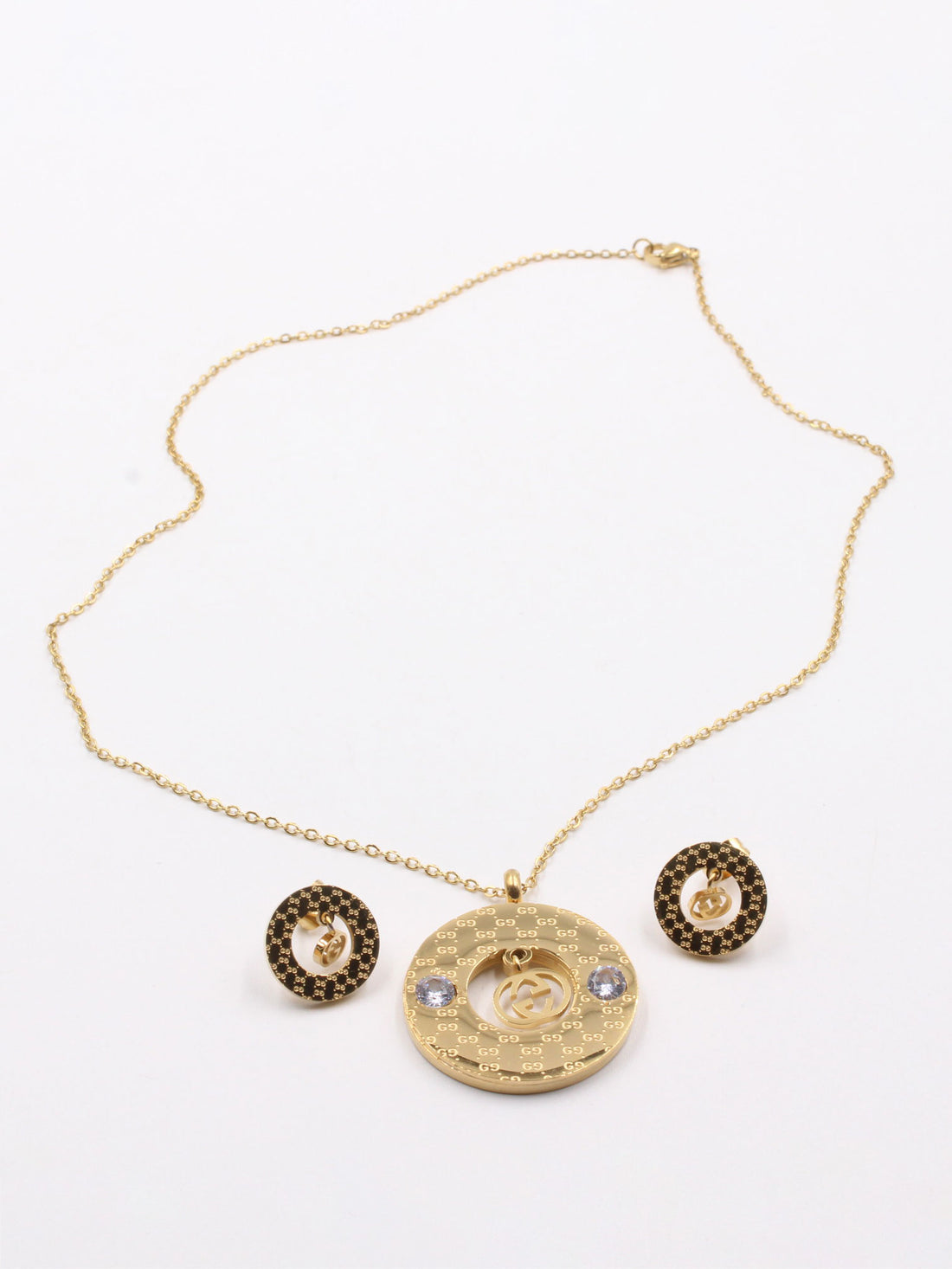 طقم قوتشي سيركل وذ ستون اطقم gucci ذهبي