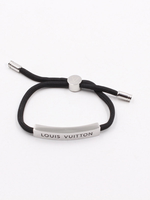 اسواره لويس فيتون ليذر لوقو فضي اسواره louis vuitton