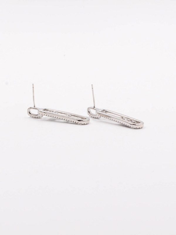 حلق ميسيكا ذهبي وفضي زركون حلق messika