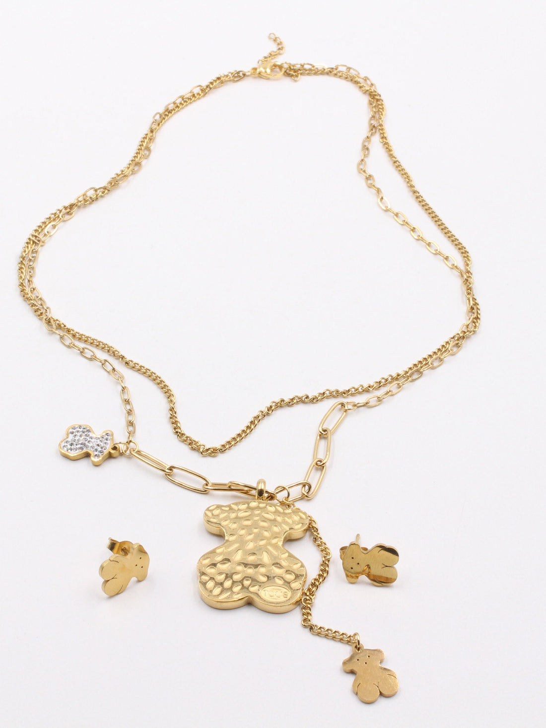 طقم توس طبقات ملتي شاينز اطقم دبدوب ذهبي