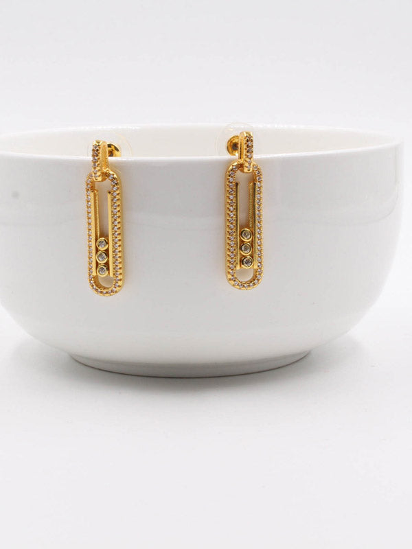 حلق ميسيكا ذهبي وفضي زركون حلق messika ذهبي