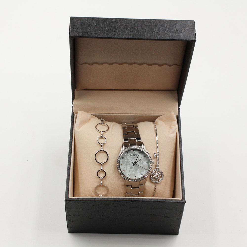 طقم ساعة انيقه ماركة سيروز وأساور اطقم ساعات متوفر 2 لون