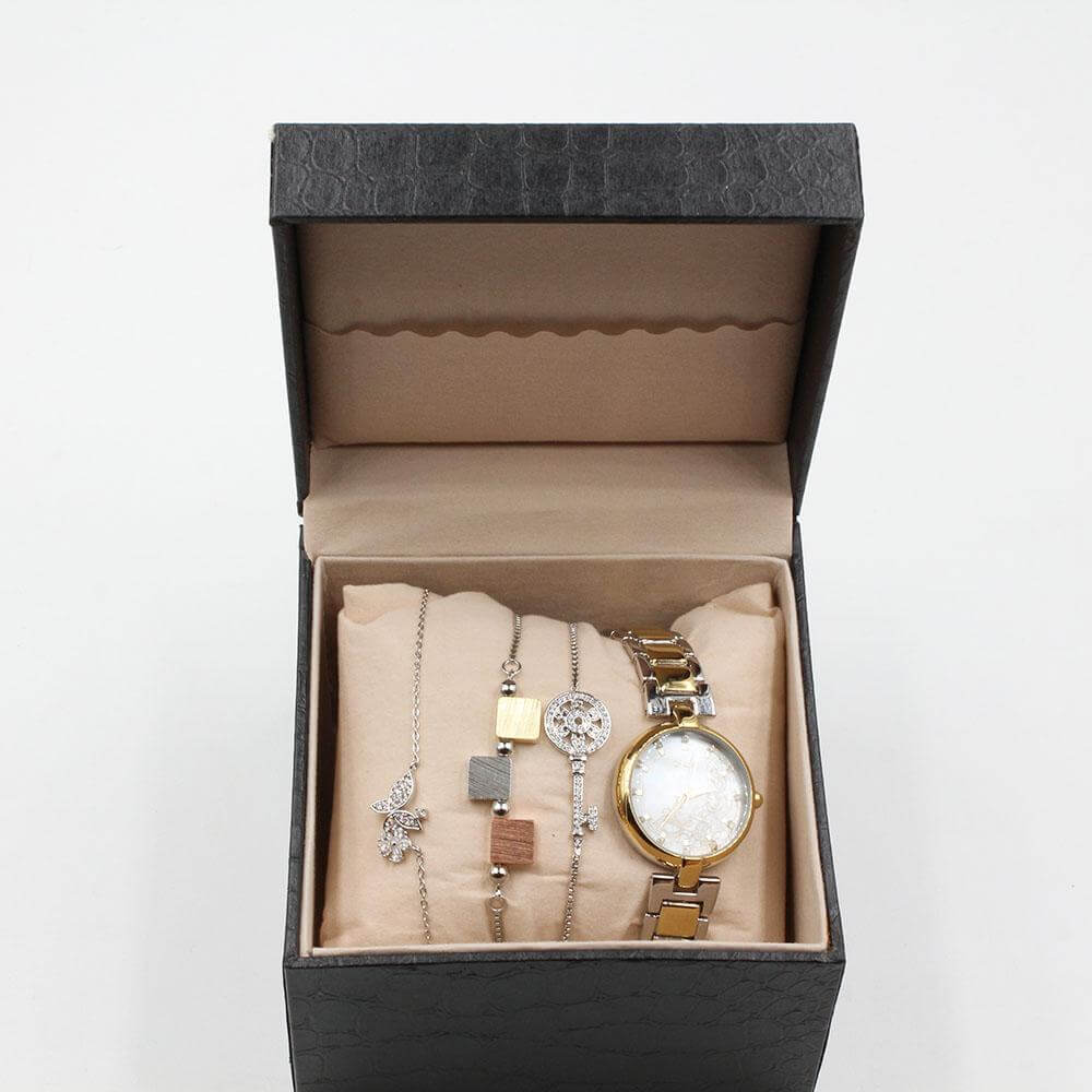 ساعة ماركة سيروز وطقم أساور اطقم ساعات متوفر 2 لون
