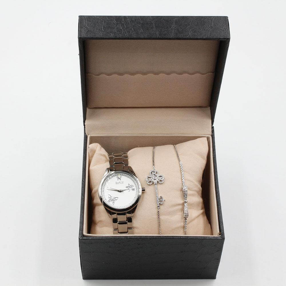 ساعة ماركة سيروز فراشه وأساور اطقم ساعات متوفر 2 لون