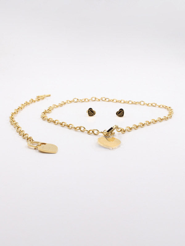 طقم تيفاني ذهبي 3 قطع اطقم tiffany