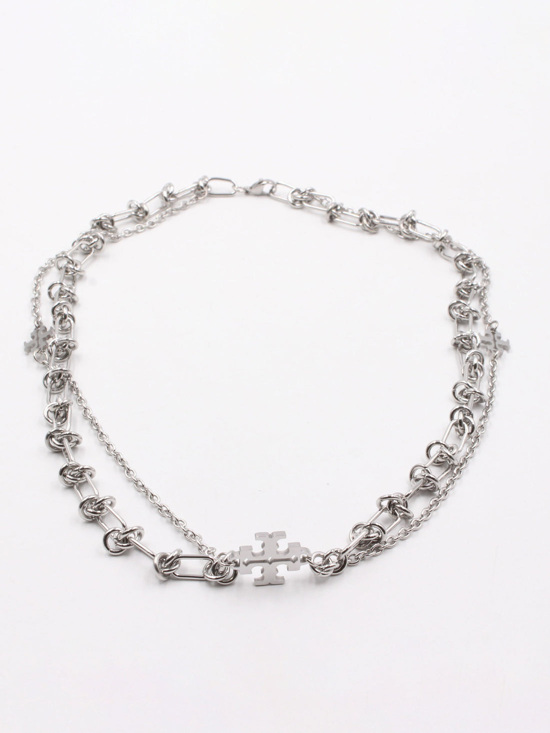 سلسال توري بورش ملتي شاين سلسال tory burch فضي