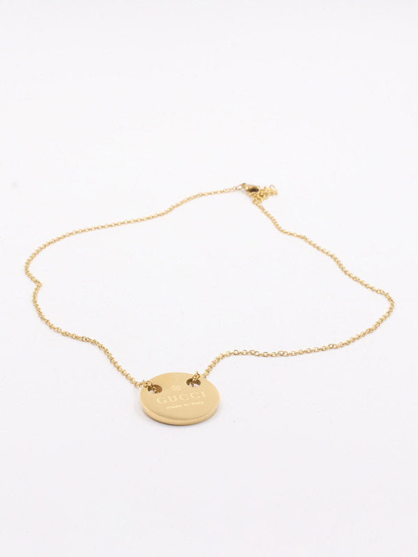 سلسال قوتشي مدور ذهبي ناعم سلسال gucci