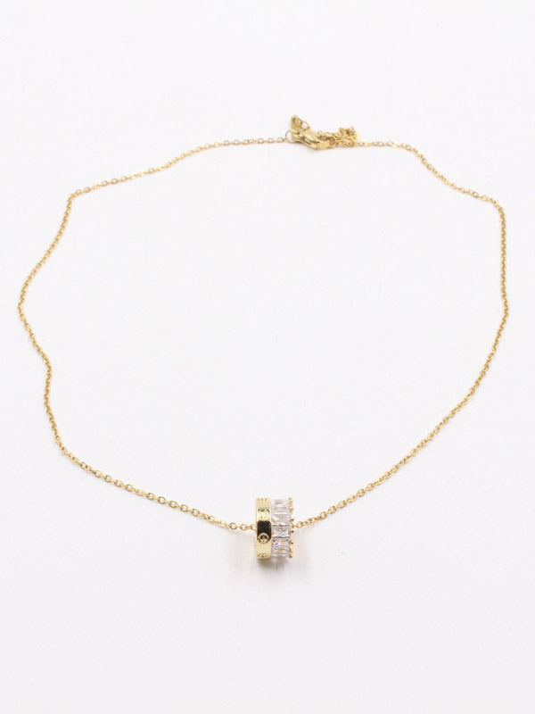 سلسال كارتير زركون ذهبي ناعم سلسال CARTIER ذهبي
