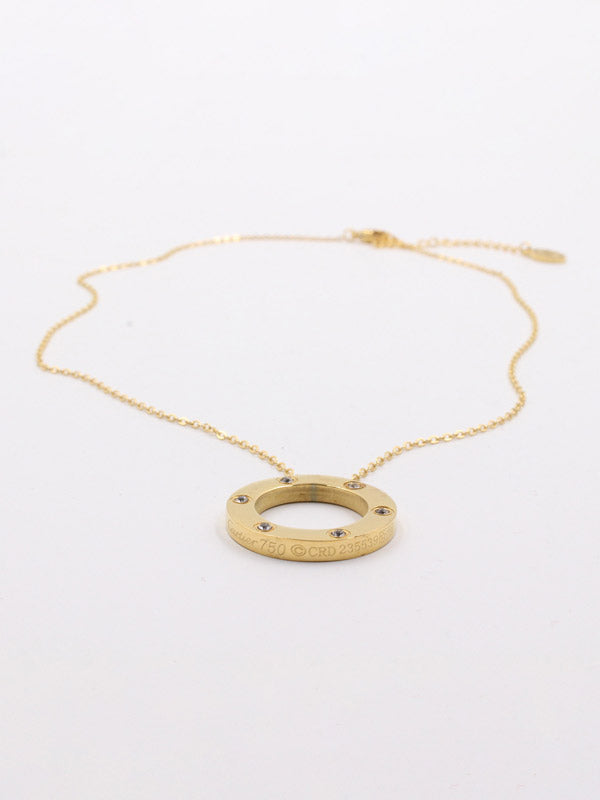 سلسال كارتير لوقو ذهبي سلسال CARTIER