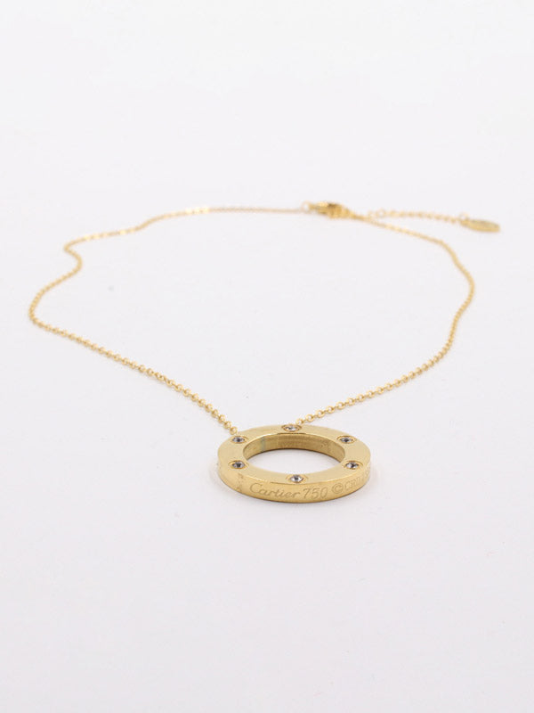 سلسال كارتير لوقو ذهبي سلسال CARTIER