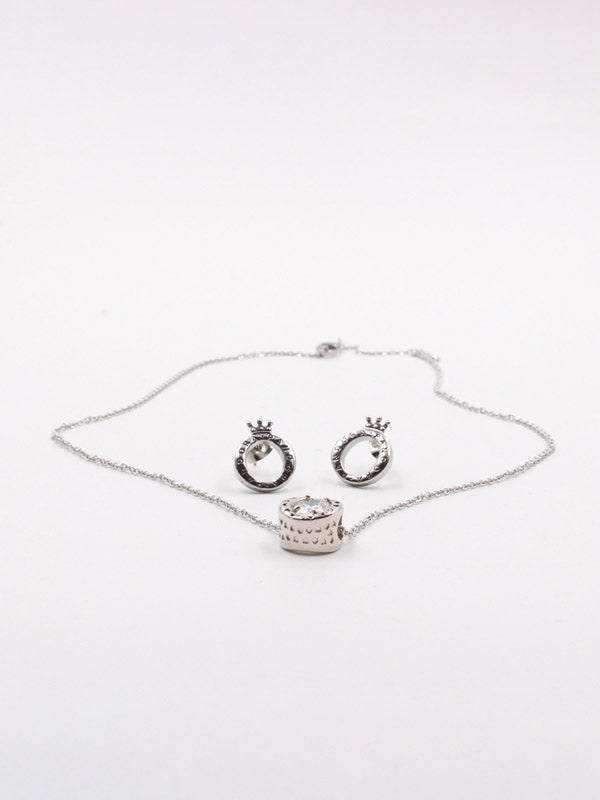 طقم بندورا فضي اطقم jewel فضي