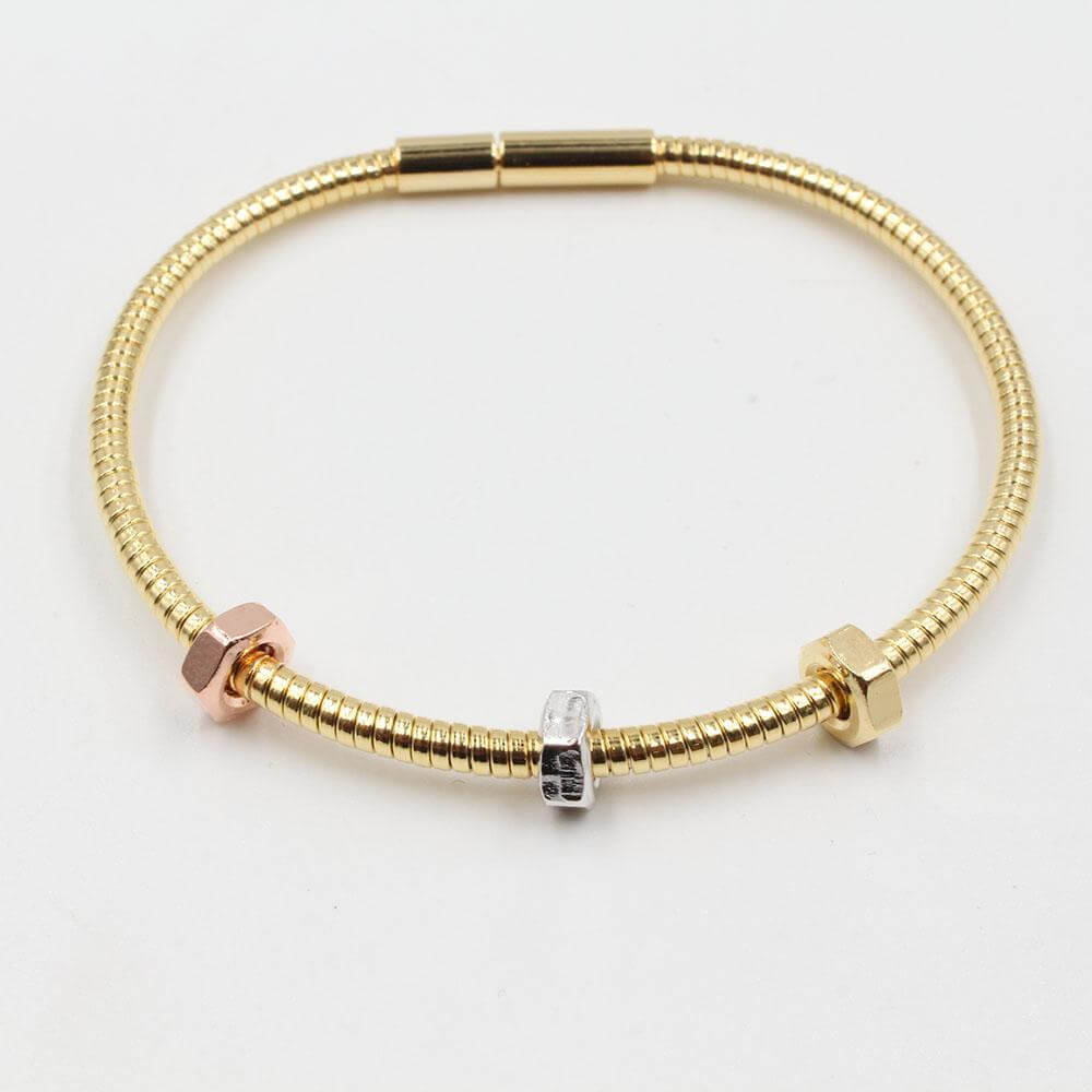 اسوارة كارتير الجديده سبرينق ميتال ذهبي اسواره متوفر 1 لون