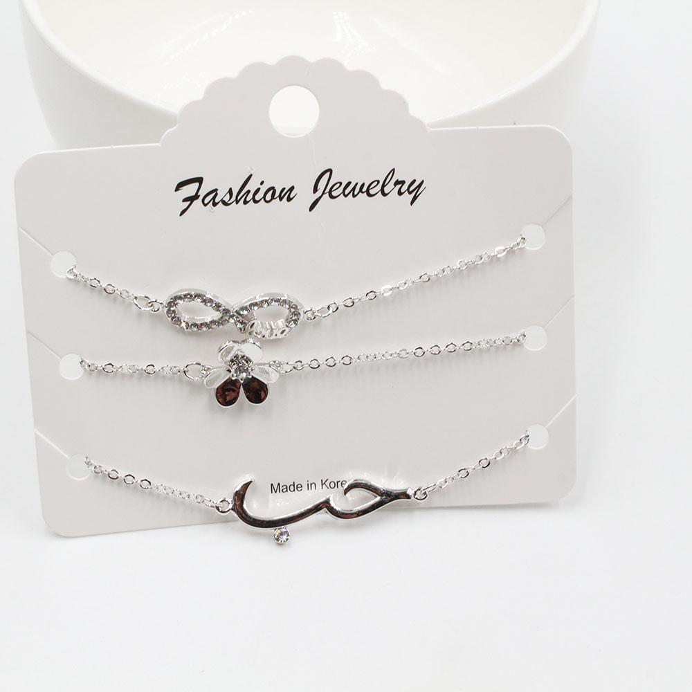 طقم اساور من 3 قطع اسواره متوفر 2 لون