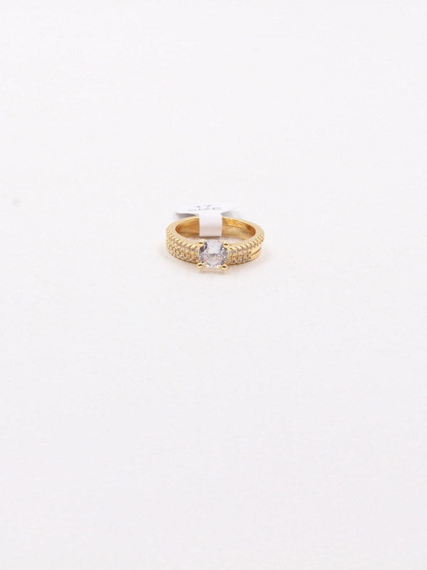 خاتم توينز ناعم فص زركون خواتم jewel ذهبي 6