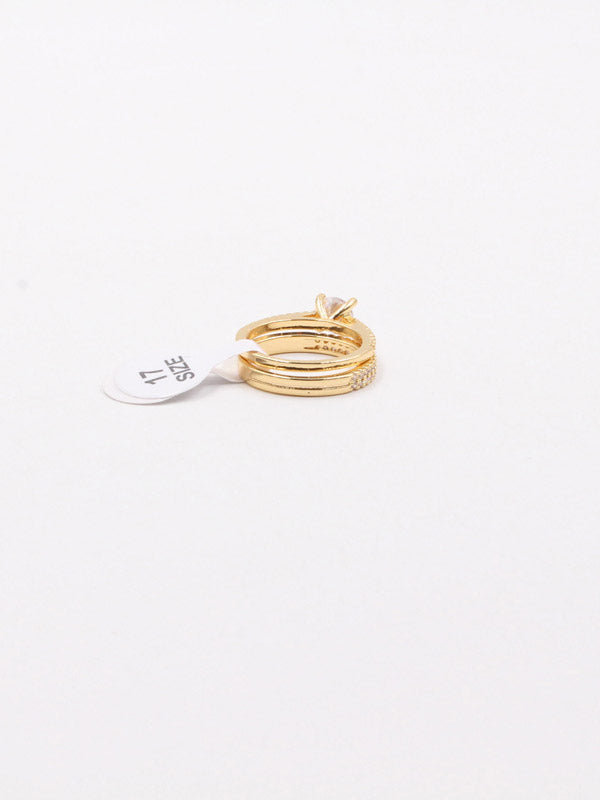 خاتم توينز ناعم فص زركون خواتم jewel