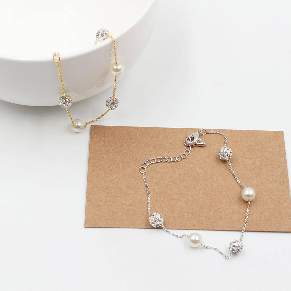 اسواره بولز لولو وكريستال اسواره متوفر 2 لون