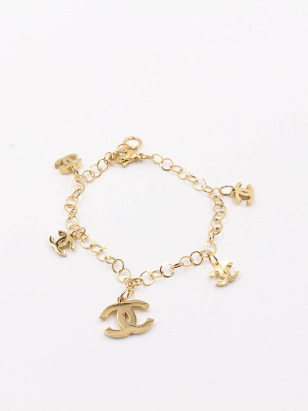 اسواره شانيل ملتي بندنت شاين اسواره chanel ذهبي