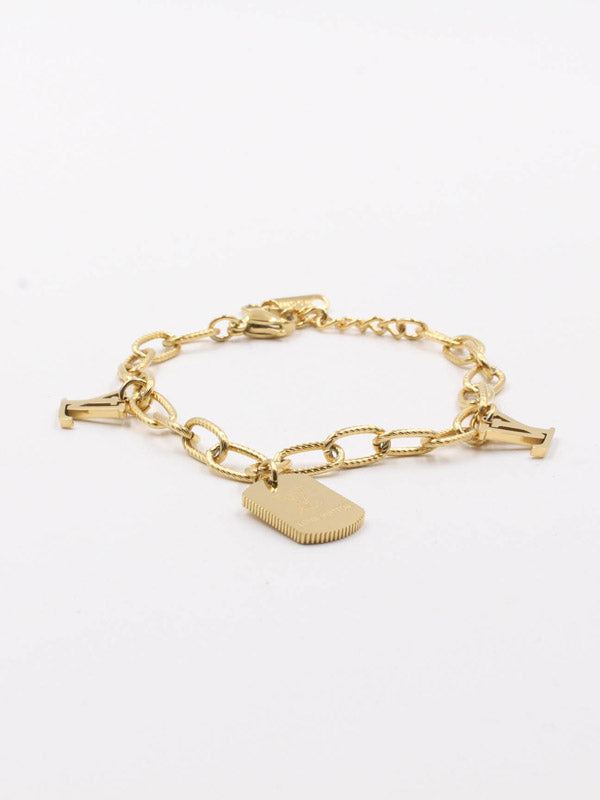 اسواره لويس فيتون ذهبية بتعليقه اسواره louis vuitton