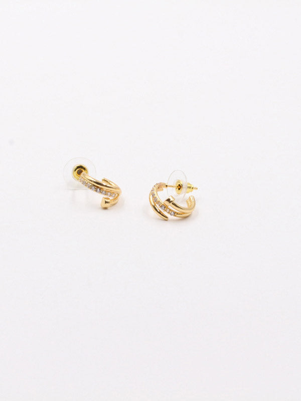 حلق كبس مسمار زركون ناعم حلق jewel