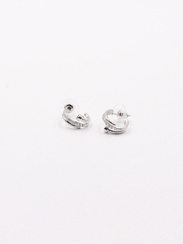 حلق كبس مسمار زركون ناعم حلق jewel