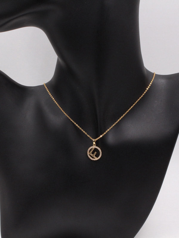 سلسال فندي زركون ناعم مدور سلسال fendi