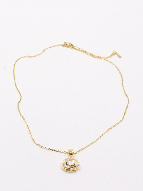 سلسال مدور ناعم ملون سلسال jewel ذهبي