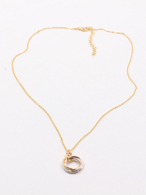 سلسال مدور حلقات ناعم ملون سلسال jewel