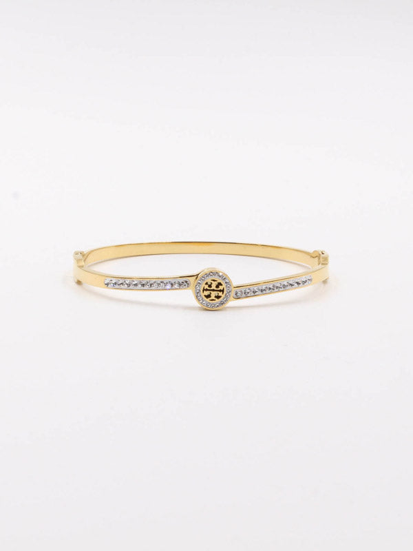 اسواره توري بورش كريستال بانقل لوقو اسواره tory burch ذهبي