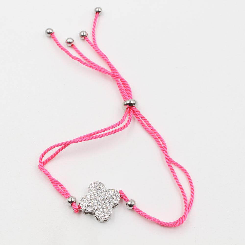 اسواره فان كليف خيط سحاب اسواره متوفر 9 لون فوشي فضي