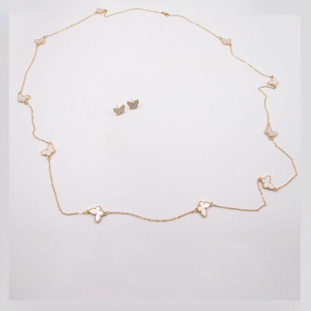 طقم فان كليف فراشه طقم متوفر 9 لون ابيض ذهبي