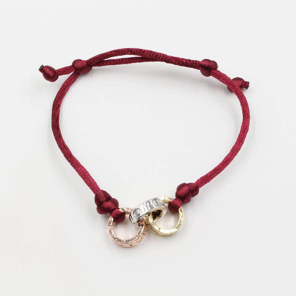 اسواره كارتير خيط سحاب اسواره CARTIER عنابي