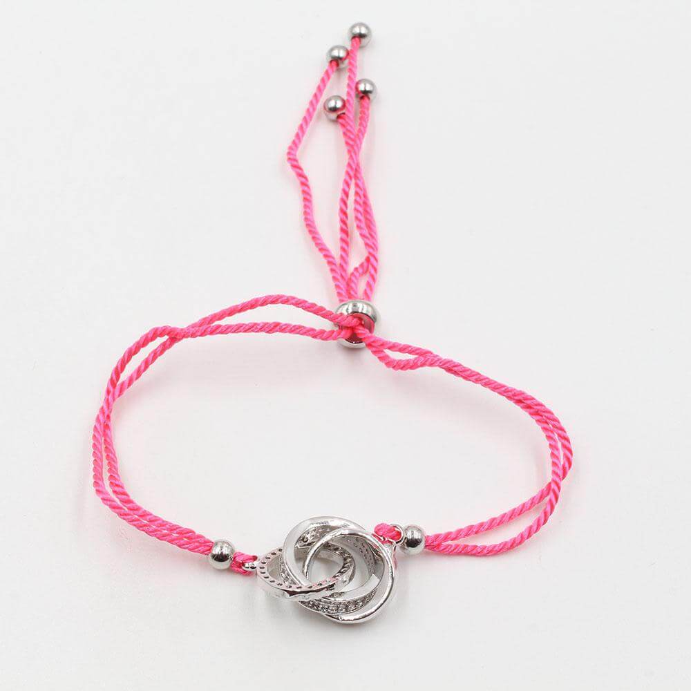 اسواره كارتير سيركلز خيط سحاب اسواره متوفر 10 لون فوشي فضي