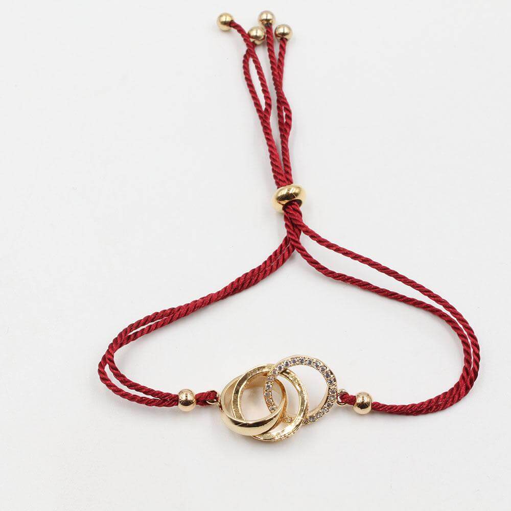 اسواره كارتير سيركلز خيط سحاب اسواره متوفر 10 لون عنابي ذهبي