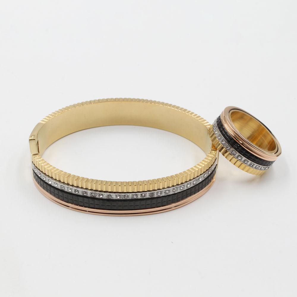 طقم بوشرون اسواره وخاتم اسواره متوفر 1 لون ملون 7